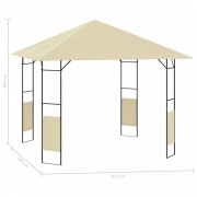 Záhradný altán 3 x 3 m Dekorhome