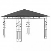 Záhradný altánok s moskytiérou 3 x 3 m Dekorhome