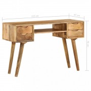 Písací stôl mangovníkové drevo Dekorhome