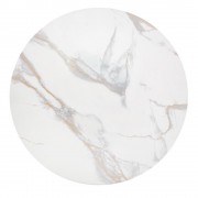Odkladací stolík PATRIZIA marmor / kov