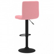 Barová stolička zamat / kov Dekorhome