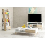 TV stolík OSLO 75391 dub sonoma / biela