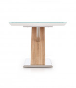Jedálenský stôl NEXUS biely / dub sonoma