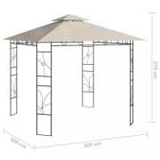 Záhradný altán 3 x 3 m Dekorhome