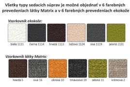 Sedacia súprava rozkladacia SANTIAGO biela / sivá