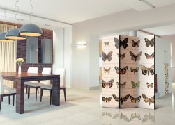 Paraván Retro Style: Butterflies Dekorhome
