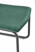 Jedálenská stolička K444 zamat / kov