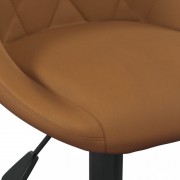 Otočná jedálenská stolička 2 ks zamat / kov Dekorhome