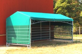 Prístrešok pre kone Zeta 3x6m