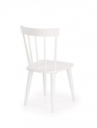 Drevená jedálenská stolička BARKLEY biela