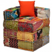 Modulová sedacia súprava 16 ks patchwork Dekorhome