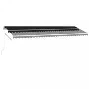 Ručne zaťahovacia markíza s LED svetlom 600x350 cm Dekorhome