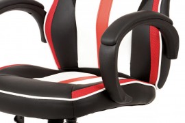 Kancelárska stolička KA-V505 ekokoža / sieťovina / plast