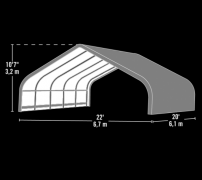 Prístrešok pre kone Železník 40,9 m²