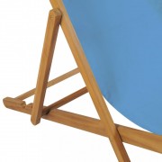 Kempingová stolička teakové drevo Dekorhome