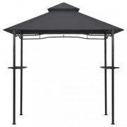 Grilovacia altánok 240x150x255 cm oceľ Dekorhome