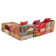 Modulová sedacia súprava 14 ks patchwork Dekorhome