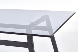 Konferenčný stolík NEBULA sklo / čierna