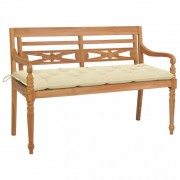 Záhradná lavica BATAVIA 150 cm teak Dekorhome