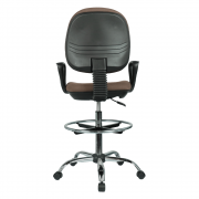Vyvýšená kancelárska stolička TAMBER hnedá / čierna