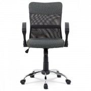 Kancelárska stolička KA-Z202 GREY sivá / čierna