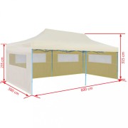 Skladací nožnicový stan 3x6 m Dekorhome