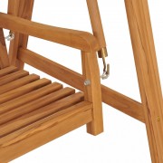 Záhradná hojdačka 170 / 114 cm teak Dekorhome