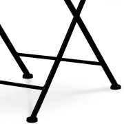 Záhradná stolička skladacia JF2234 čierna / mozaika