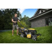 Riwall PRO RPM 5155 V PRO multifunkční travní sekačka 4 v 1 s benzinovým motorem a variabilním pojez