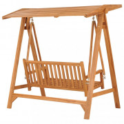 Záhradná hojdačka 170 / 120 cm teak Dekorhome