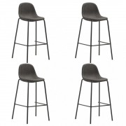 Barový set 5ks textil / biela Dekorhome