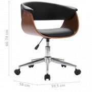 Otočná jedálenská stolička 4 ks Dekorhome