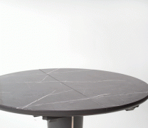 Rozkladací jedálenský stôl RICARDO sivý mramor