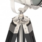 Stojaca lampa kov / drevo Dekorhome