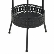 Záhradný stolík čierna Dekorhome