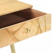Písací stolík so zásuvkami masívne drevo Dekorhome