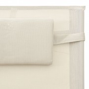 Záhradné hojdacie lehátko textilen / kov Dekorhome