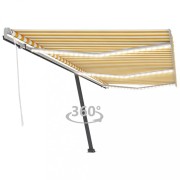 Ručne zaťahovacia markíza s LED svetlom 600x350 cm Dekorhome