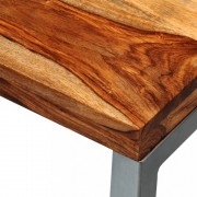 Konferenčný stolík masívne drevo/kov Dekorhome