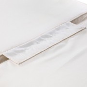 Ratanové lehátko D94202 sivá / krémová Dekorhome