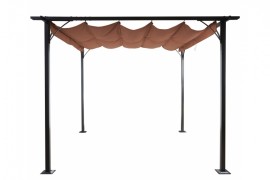 Pergola so sťahovacou strechou 3x3m WH9977 Dekorhome