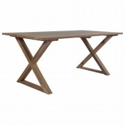 Záhradný jedálenský stôl 180x90 cm z teakového dreva