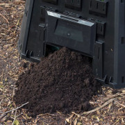 Záhradný kompostér 1200l čierny Dekorhome