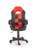Detská stolička STORM čierna / červená