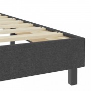 Boxspringová posteľ 140x200 cm sivá Dekorhome