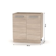 Spodná skrinka NOVA PLUS NOPL-060-0S dub sodoma