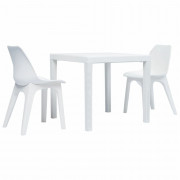 Záhradný bistro set 3 ks plast Dekorhome