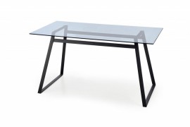 Jedálenský stôl HERALD sklo / čierna