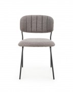 Jedálenská stolička K433 sivá / čierna