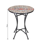 Záhradný bistro set 3 ks D0771 mozaika Dekorhome